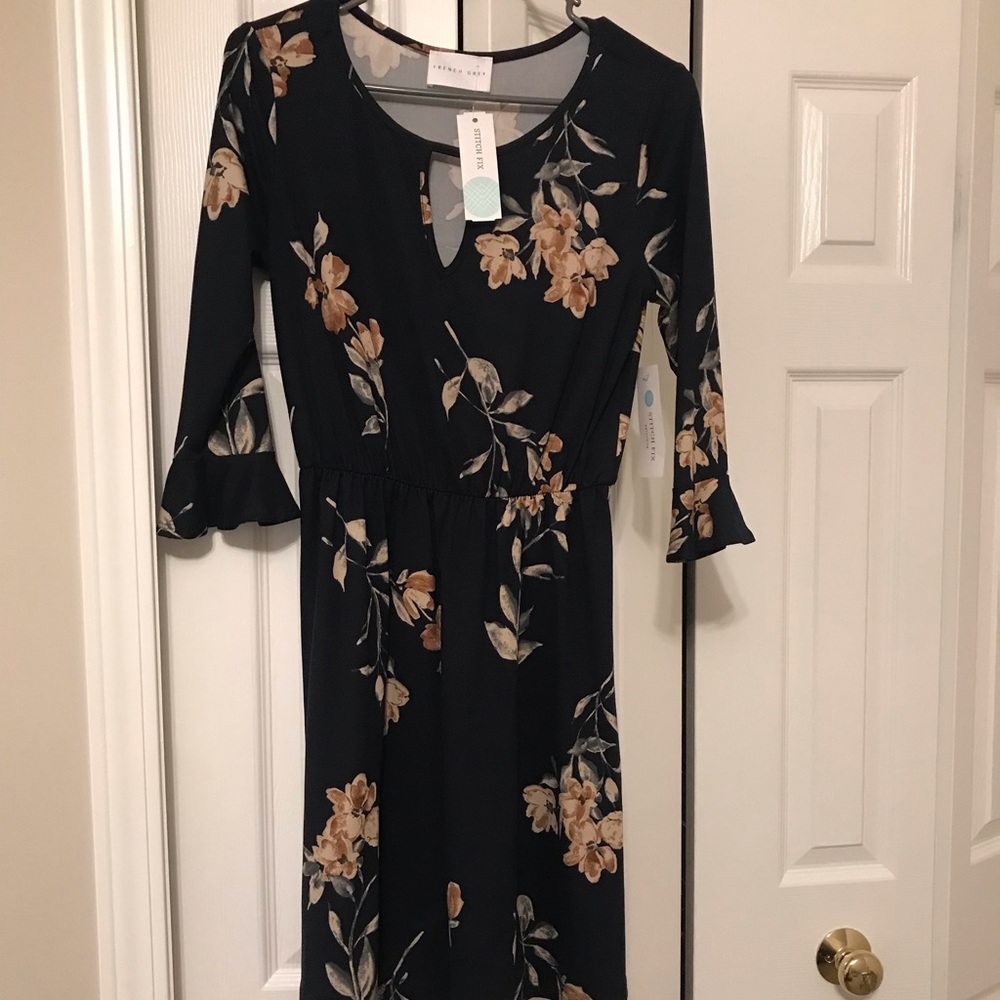 French Grey Dress